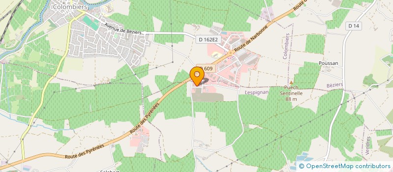 localisation de l'entreprise TERMITE D'OC à LESPIGNAN