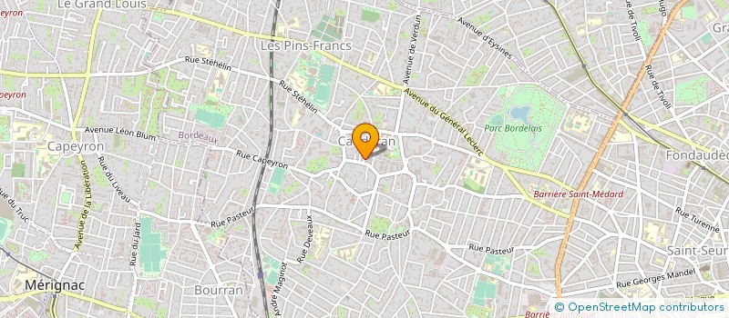 localisation de l'entreprise TERMITOX à BORDEAUX