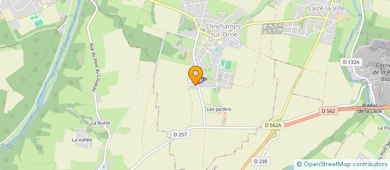 localisation de l'entreprise TERMOB  LAIZE-CLINCHAMPS