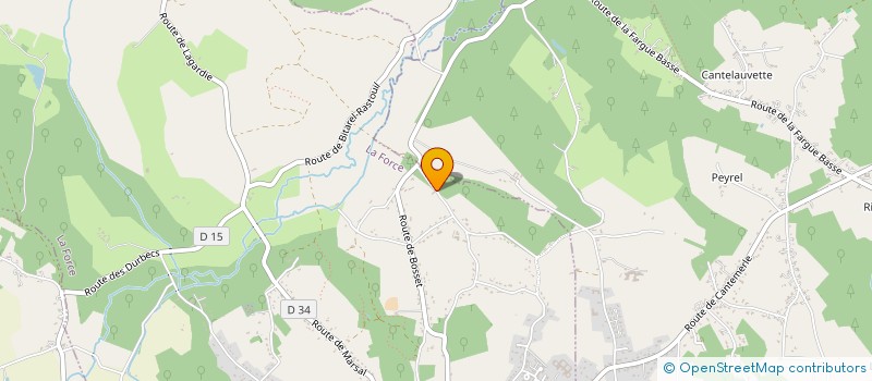 localisation de l'entreprise TERNAIRE PROD  LA FORCE