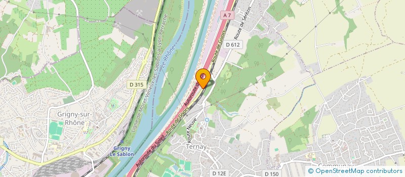 localisation de l'entreprise TERNAY  TERNAY