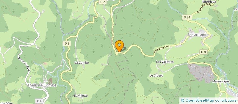 localisation de l'entreprise TERNAY EMBALLAGES à SAINT-JULIEN-MOLIN-MOLETTE