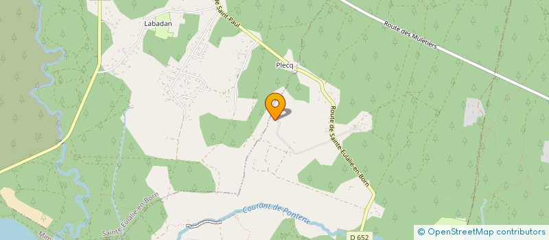 localisation de l'entreprise TERNEL  SAINT-PAUL-EN-BORN