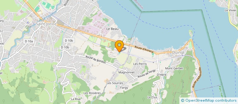 localisation de l'entreprise TERNELIA ENTRE LITTORAL ET MONTAGNES  SAINT-JORIOZ