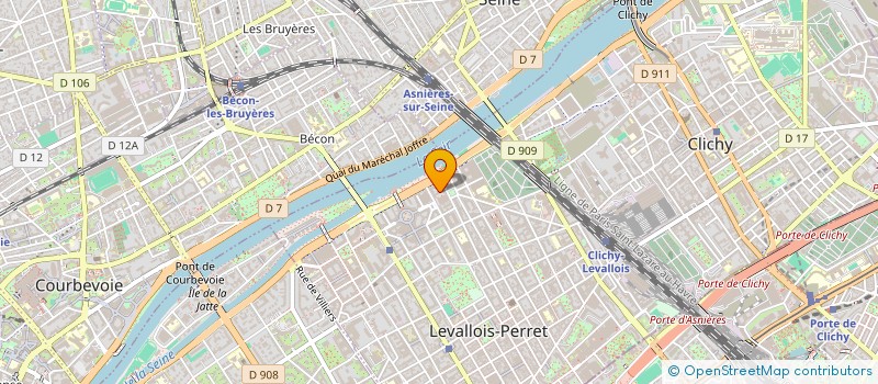 localisation de l'entreprise TERNES à LEVALLOIS-PERRET