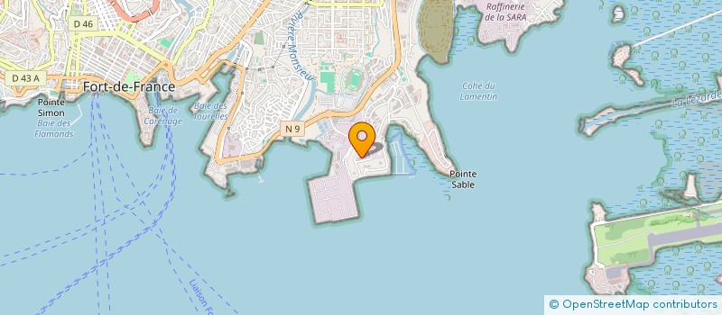 localisation de l'entreprise TERNES H 62  FORT DE FRANCE