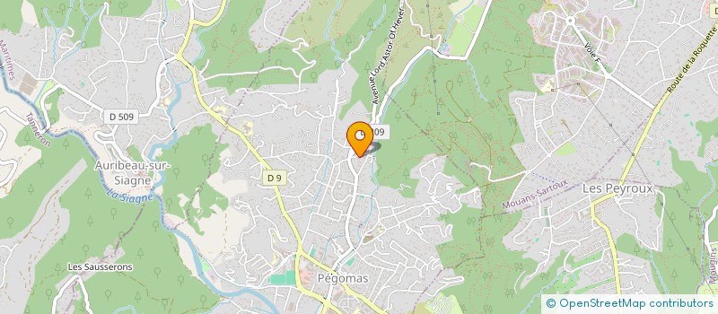 localisation de l'entreprise TERNINCK  PEGOMAS