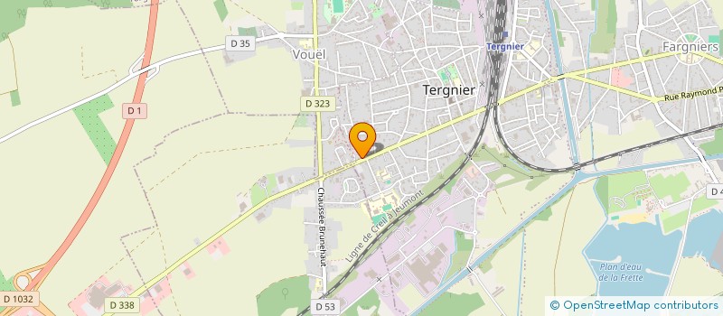 localisation de l'entreprise TERNINCK à TERGNIER
