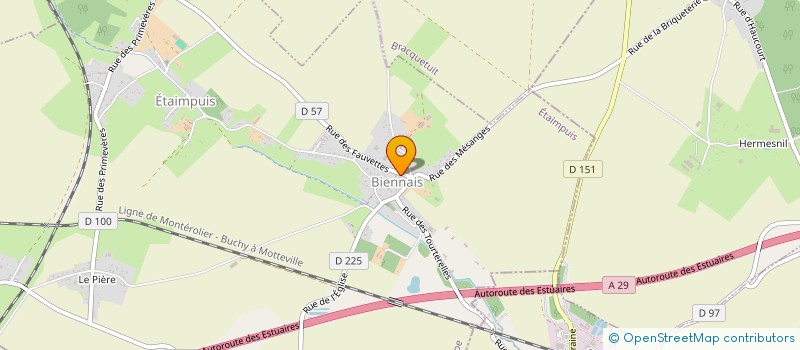 localisation de l'entreprise TERNISIEN  ETAIMPUIS