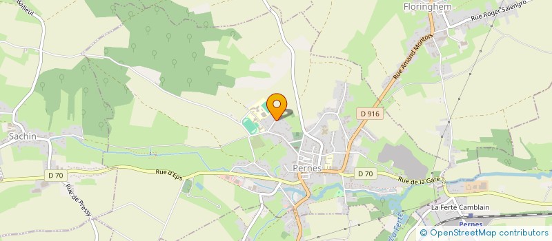 localisation de l'entreprise TERNOIS BIEN ETRE  PERNES