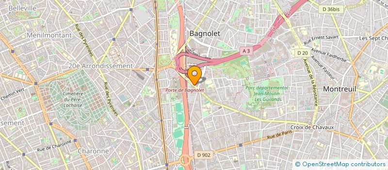 localisation de l'entreprise TERNOIS BOULESTEIX à BAGNOLET