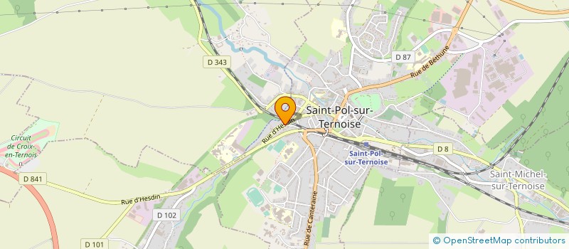 localisation de l'entreprise TERNOIS CONSTRUCTIONS  SAINT-POL-SUR-TERNOISE