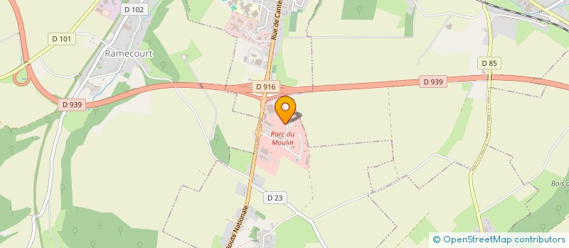localisation de l'entreprise TERNOIS CUISINE ET HABITAT à HERLIN-LE-SEC