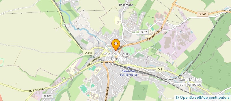 localisation de l'entreprise TERNOIS INITIATIVE EMPLOI à SAINT-POL-SUR-TERNOISE