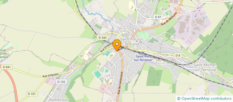 localisation de l'entreprise TERNOIS SPEACH  SAINT-POL-SUR-TERNOISE