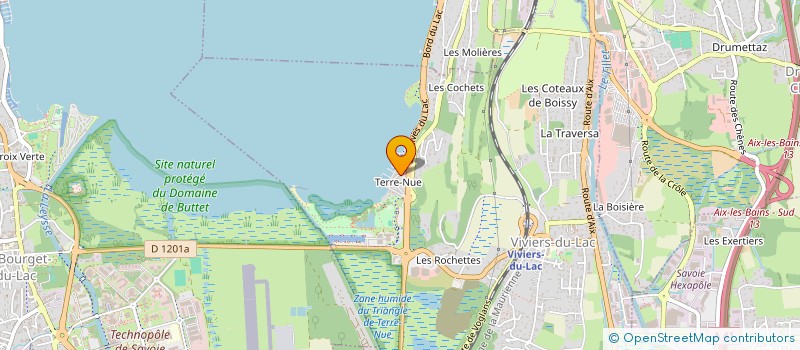 localisation de l'entreprise TERNUE  VIVIERS-DU-LAC