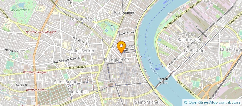 localisation de l'entreprise TEROUGAN à BORDEAUX