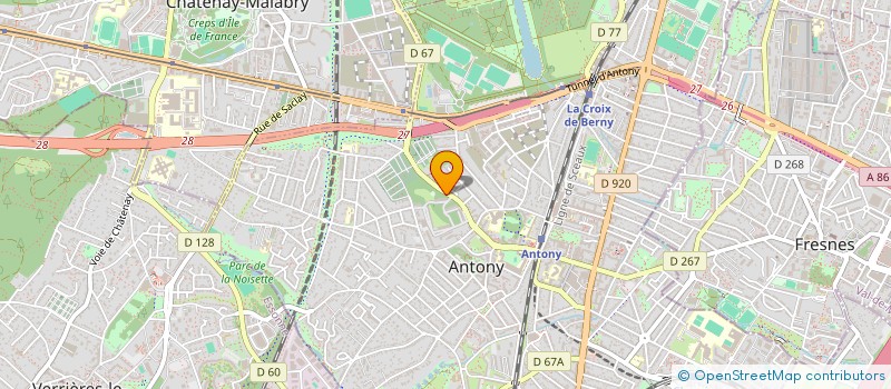 localisation de l'entreprise TERPECHE à ANTONY