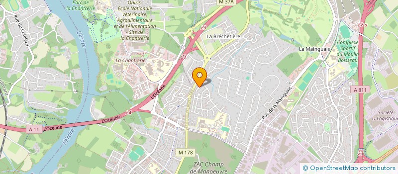 localisation de l'entreprise TERPRIM  CARQUEFOU