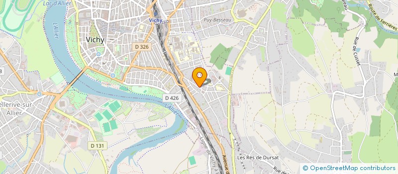 localisation de l'entreprise TERPRIMO à CUSSET