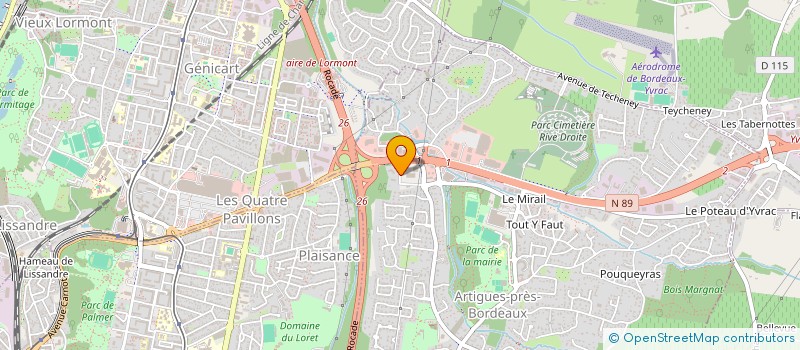 localisation de l'entreprise TERPROMA  ARTIGUES-PRES-BORDEAUX