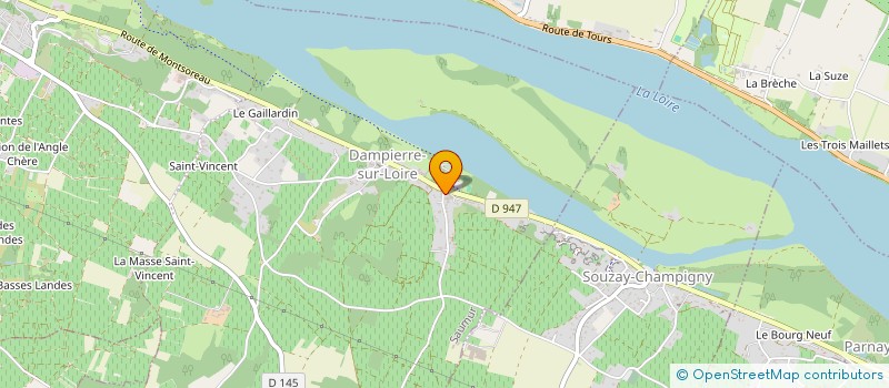 localisation de l'entreprise TERQUEROLLES  SAUMUR