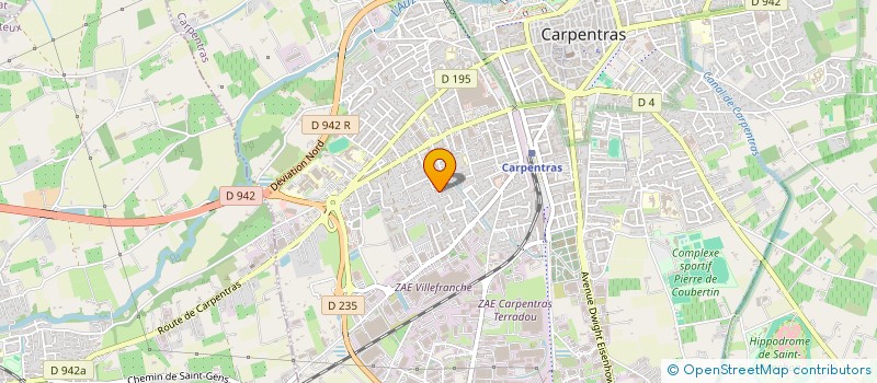 localisation de l'entreprise TERR-A  CARPENTRAS