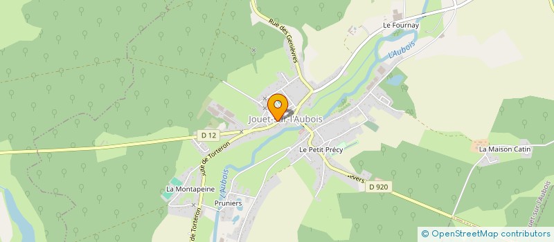 localisation de l'entreprise TERR'ACIERS  JOUET-SUR-L'AUBOIS