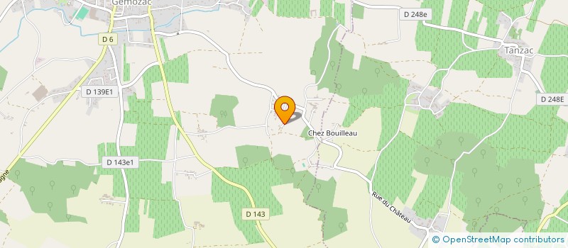 localisation de l'entreprise TERR'AMENAGE  GEMOZAC