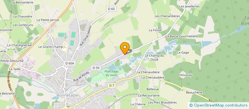 localisation de l'entreprise TERR'ASSAINISSEMENT  BONNETABLE