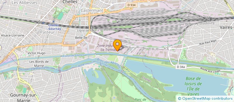 localisation de l'entreprise TERR'EAU  CHELLES