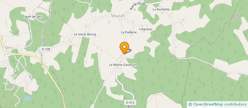 localisation de l'entreprise TERR'EAU PAYSAGES à VOUZAN