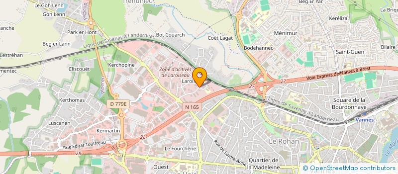 localisation de l'entreprise TERR'INN à VANNES