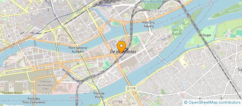 localisation de l'entreprise TERRA 21 à NANTES