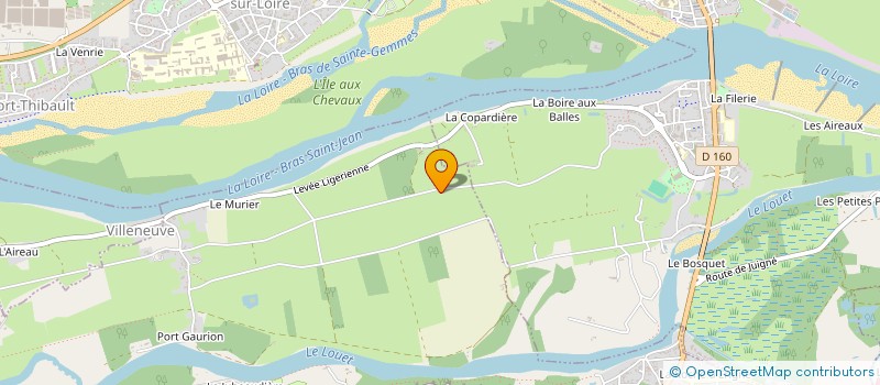 localisation de l'entreprise TERRA 49 à MOZE-SUR-LOUET