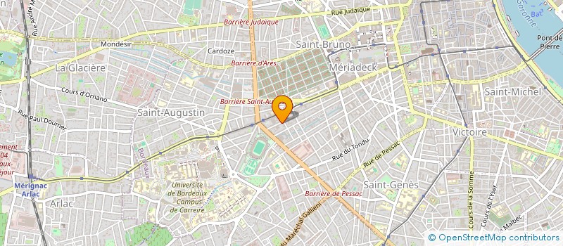 localisation de l'entreprise TERRA à BORDEAUX