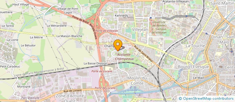 localisation de l'entreprise TERRA à RENNES