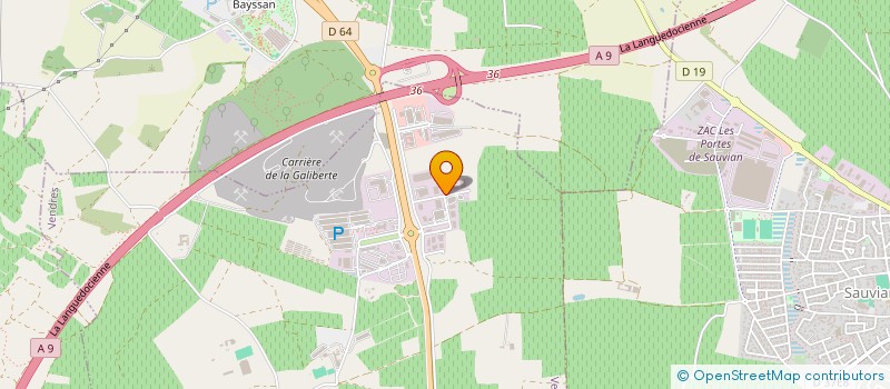 localisation de l'entreprise TERRA à VENDRES