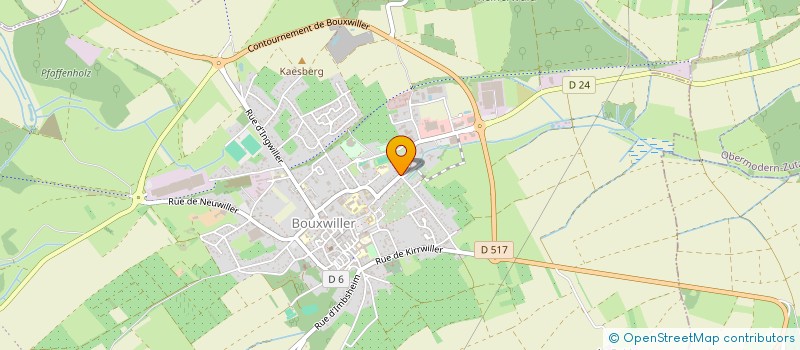 localisation de l'entreprise TERRA à BOUXWILLER