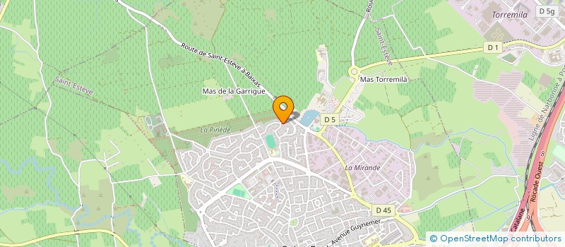 localisation de l'entreprise TERRA  SAINT-ESTEVE