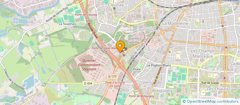 localisation de l'entreprise TERRA  SAINT-JACQUES-DE-LA-LANDE