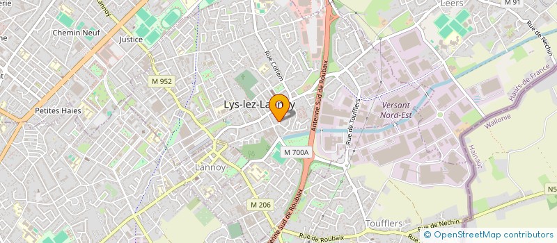 localisation de l'entreprise TERRA  LYS-LEZ-LANNOY