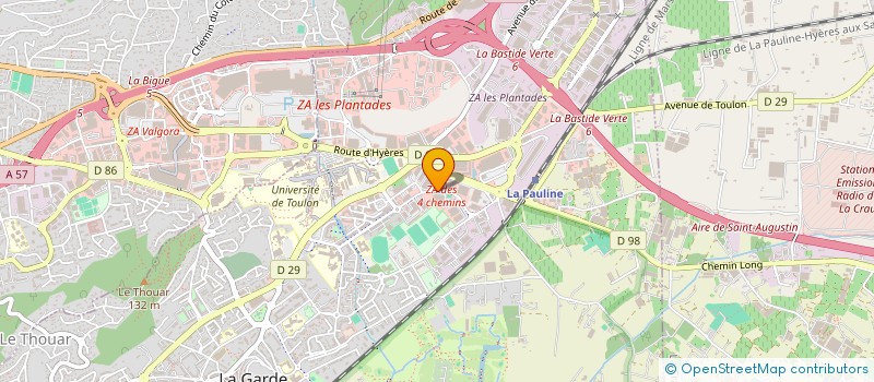 localisation de l'entreprise TERRA à LA GARDE