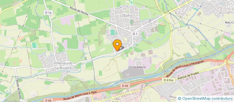 localisation de l'entreprise TERRA  BAHO