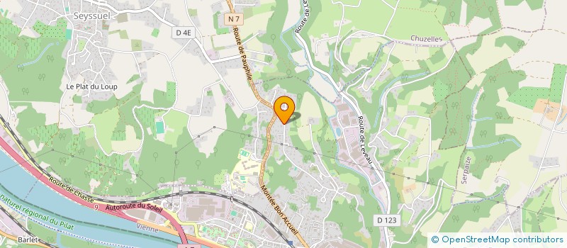 localisation de l'entreprise TERRA  VIENNE