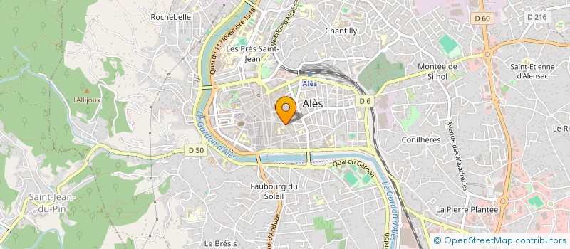 localisation de l'entreprise TERRA ALESIA  ALES