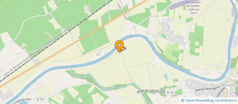 localisation de l'entreprise TERRA ALTER PAYS D'OC  MONTANS