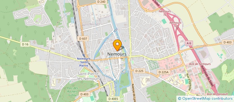 localisation de l'entreprise TERRA AMATA  NEMOURS