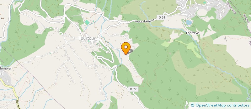 localisation de l'entreprise TERRA AMATA PRODUCTION  TOURTOUR