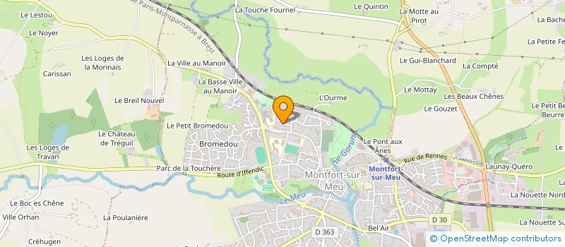 localisation de l'entreprise TERRA AMAZONIA  MONTFORT-SUR-MEU